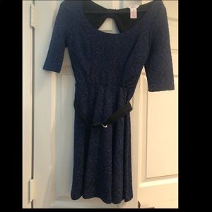 Dark blue skater dress